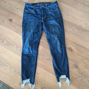 American eagle hi rise jegging crop